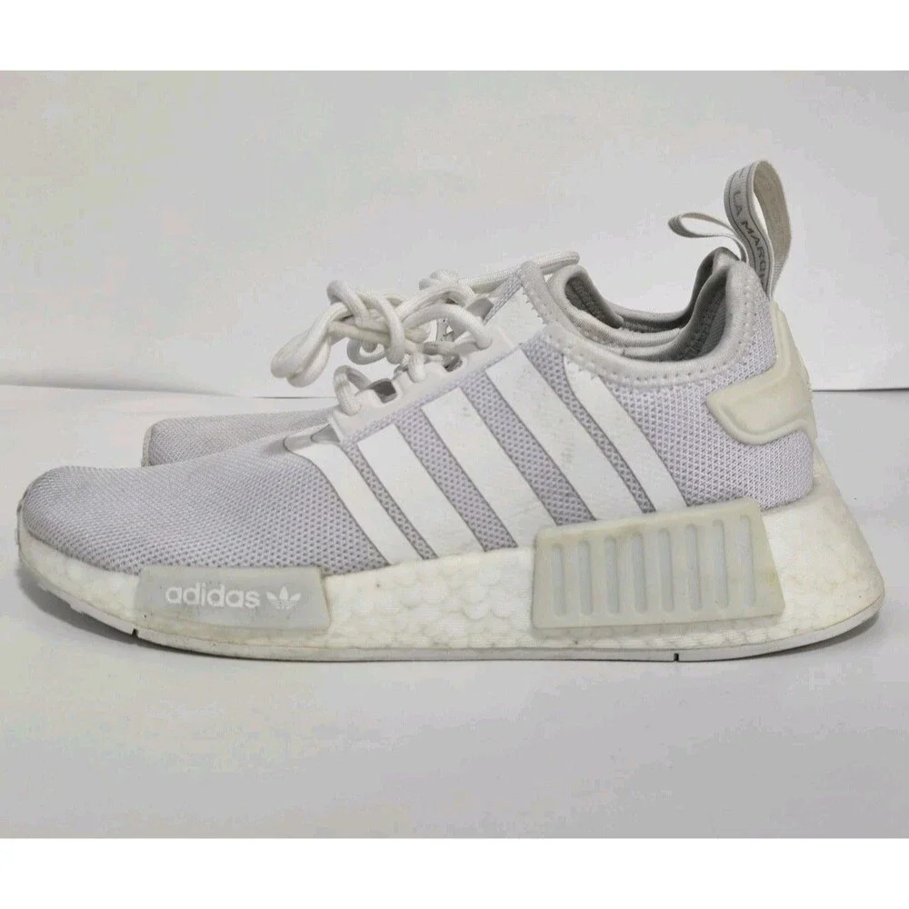Adidas Sneakers Womens Size 5 NMD_R1  Cloud White Athletic Running Walking Shoes